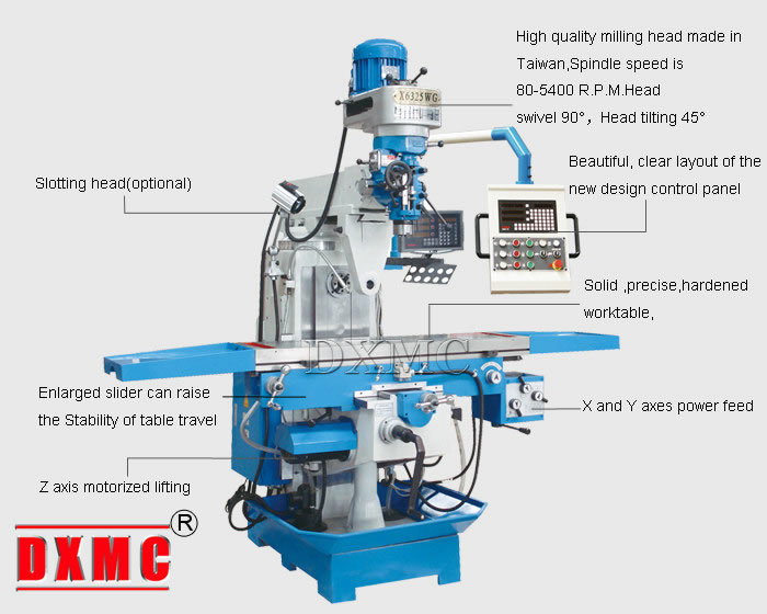 horizontal milling machine x6325w